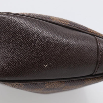 Louis Vuitton Trousse Make Up Damier, Brown, Canvas, Clutch