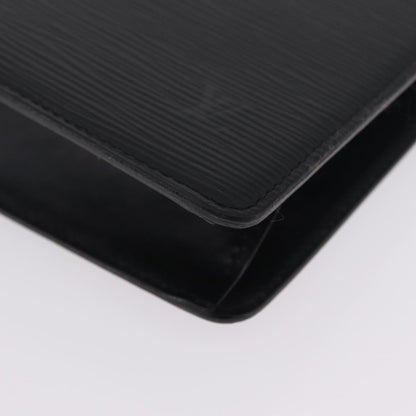 Louis Vuitton Pochette Homme Epi Leather, Black, Leather, Clutch
