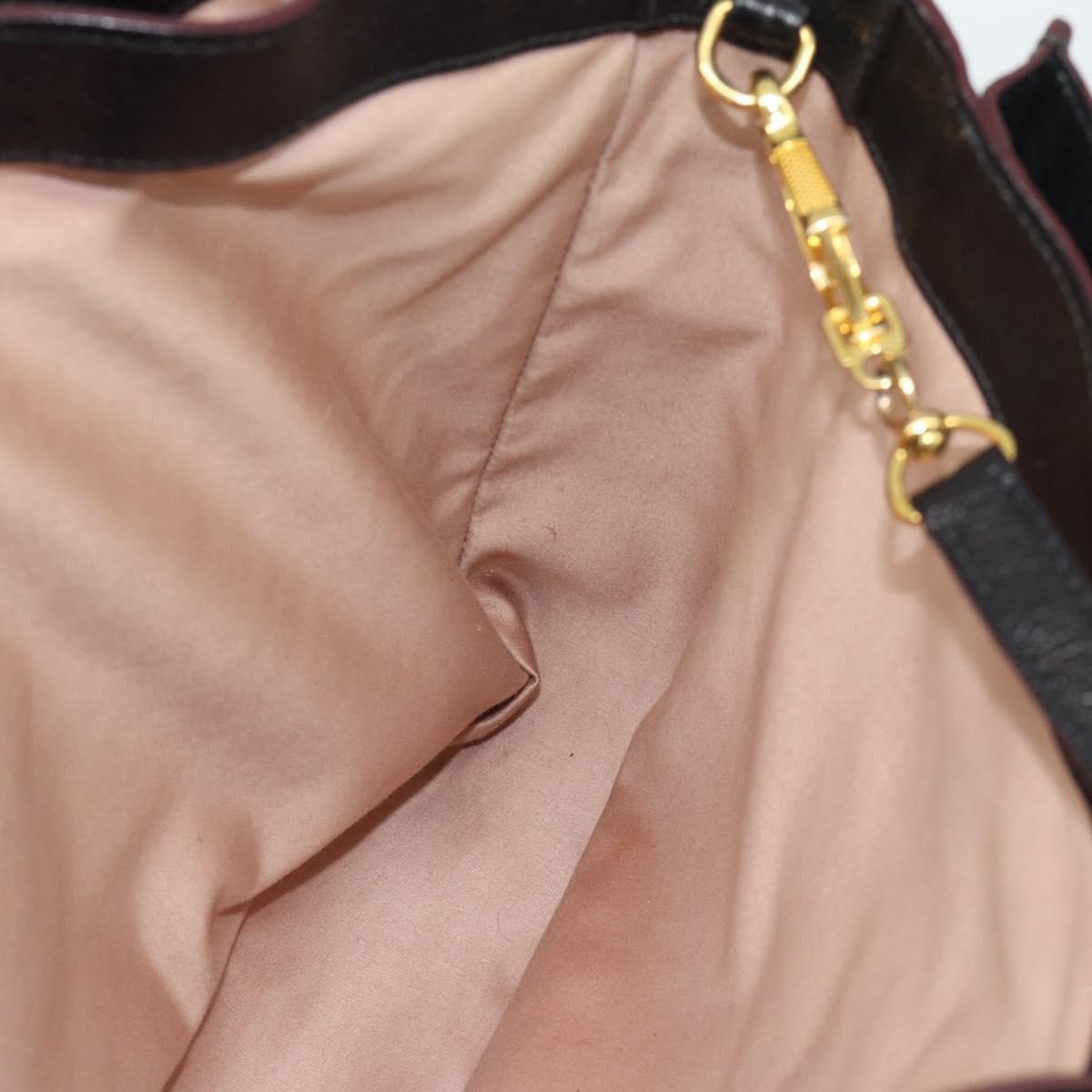 Miu Miu Madras Convertible Lock Leather, Black, Leather, Tote Bag
