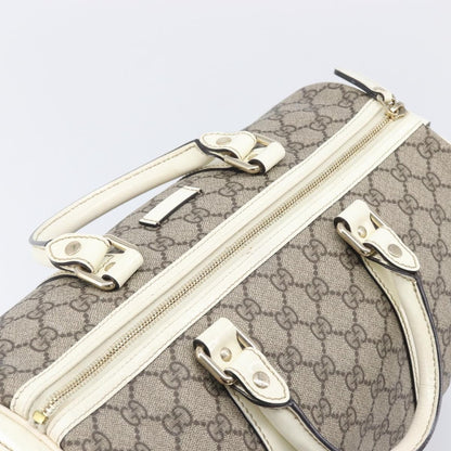 Gucci Joy Boston GG Coated Canvas, Beige, PVC, Handbag