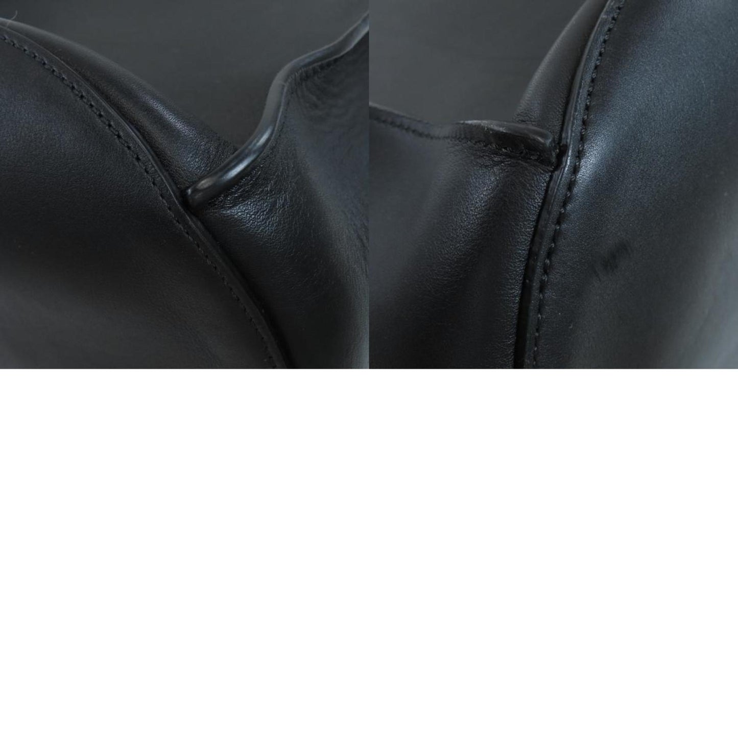 Céline Seau, Black, Leather, shoulder