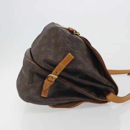 Louis Vuitton Saumur Monogram, Brown, Canvas, Shoulder Bag