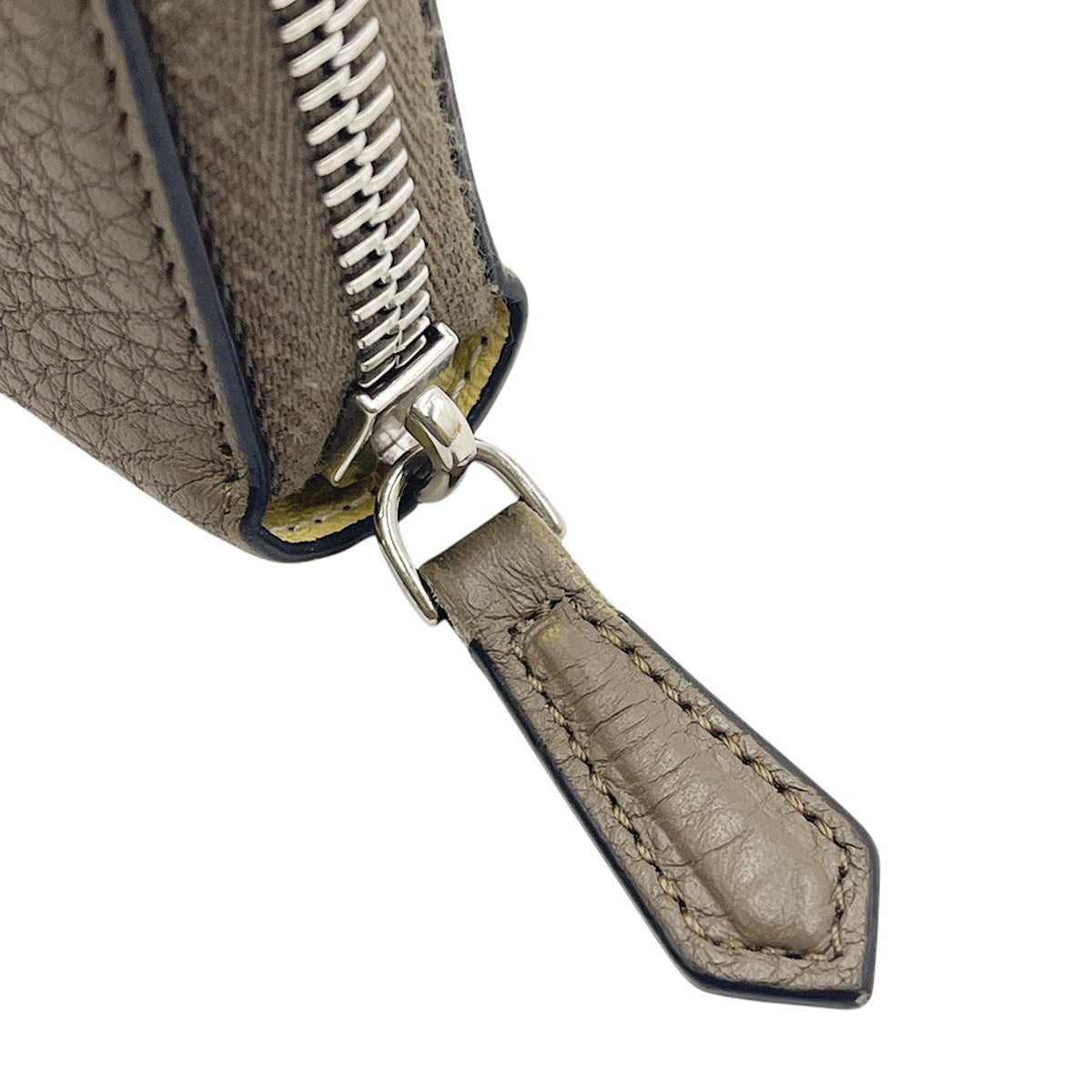 Fendi Forever Zip Around Printed Leather, Beige, Leather, Wallet