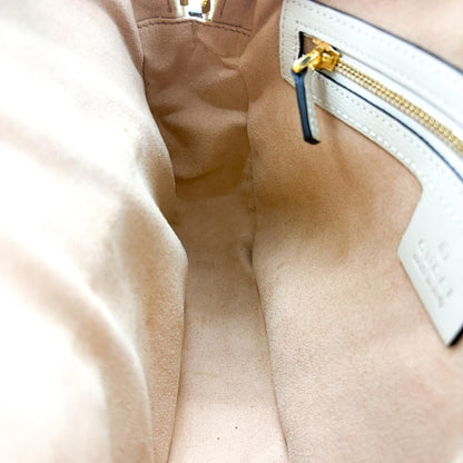Gucci Horsebit 1955 Flap Pocket Camera GG Coated Canvas and Leather, Beige, Canvas, Handbag