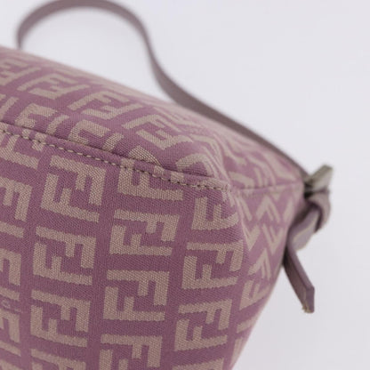Fendi Baguette Zucchino Canvas, Purple, Canvas, Handbag