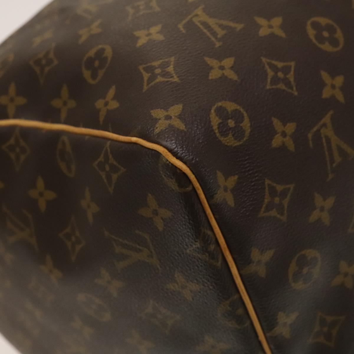 Louis Vuitton Keepall Bag Monogram Canvas, BROWN, CANVAS, Travel bag