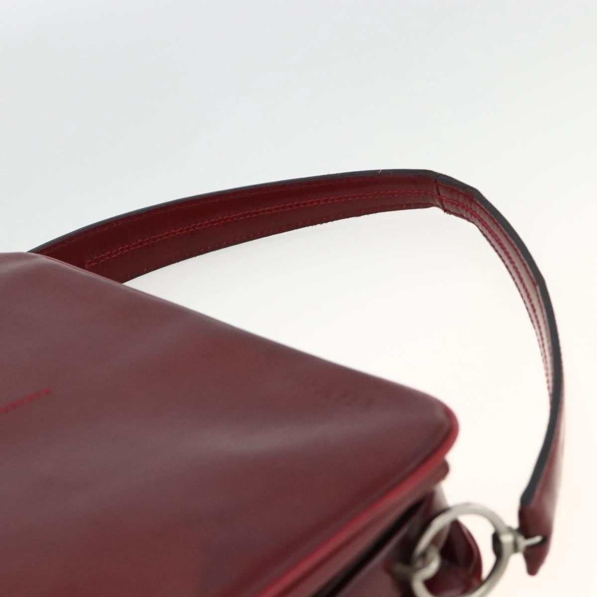 Prada Vintage Leather, Burgundy, Leather, Handbag