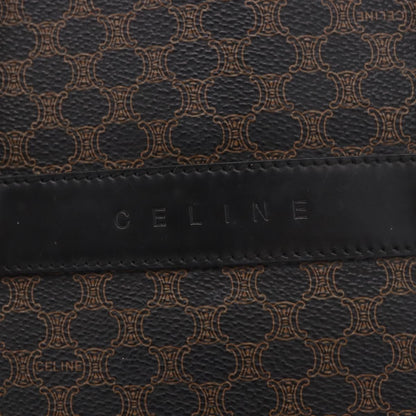 Celine C Macadam Tote PVC leather/ Macadam canvas, Black, Canvas, Shoulder Bag