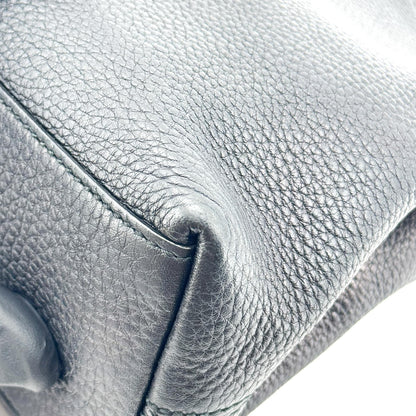 Gucci Soho Chain Strap Leather, Black, Leather, Shoulder Bag