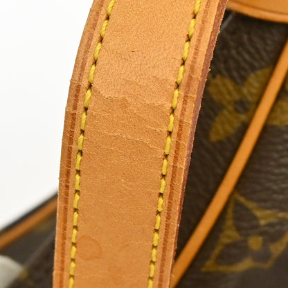 Louis Vuitton Boulogne Monogram, Brown, Canvas, Shoulder Bag