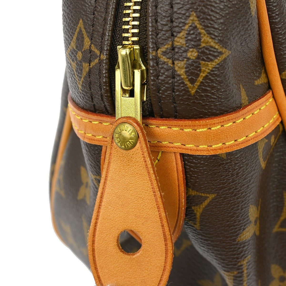 Louis Vuitton Montorgueil Monogram Canvas, Brown, Canvas, Handbag