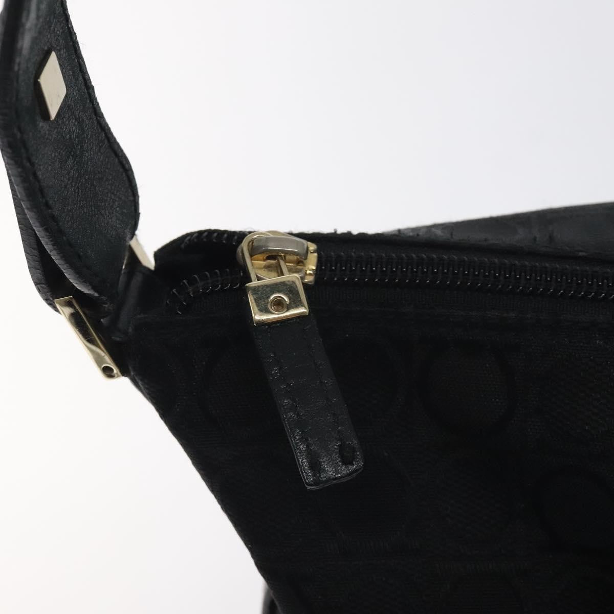 Salvatore Ferragamo Shoulder Bag Canvas, Black, Canvas, Shoulder Bag
