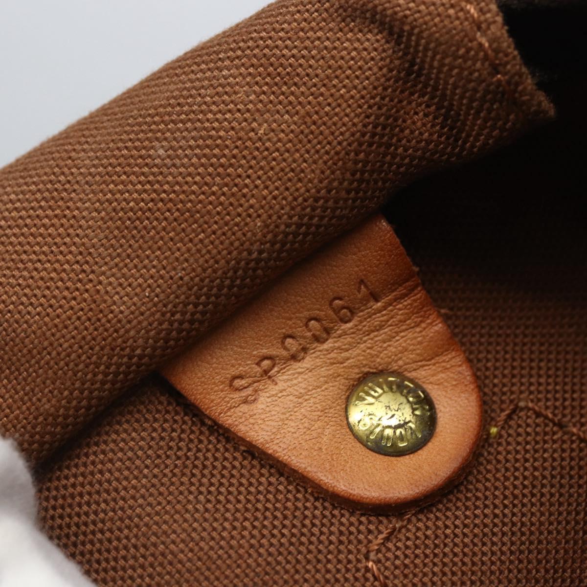 Louis Vuitton Speedy Handbag Monogram Canvas, BROWN, CANVAS, Handbag