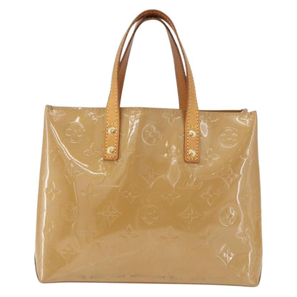 Louis Vuitton Reade Monogram Vernis, Beige, Patent Leather, Handbag