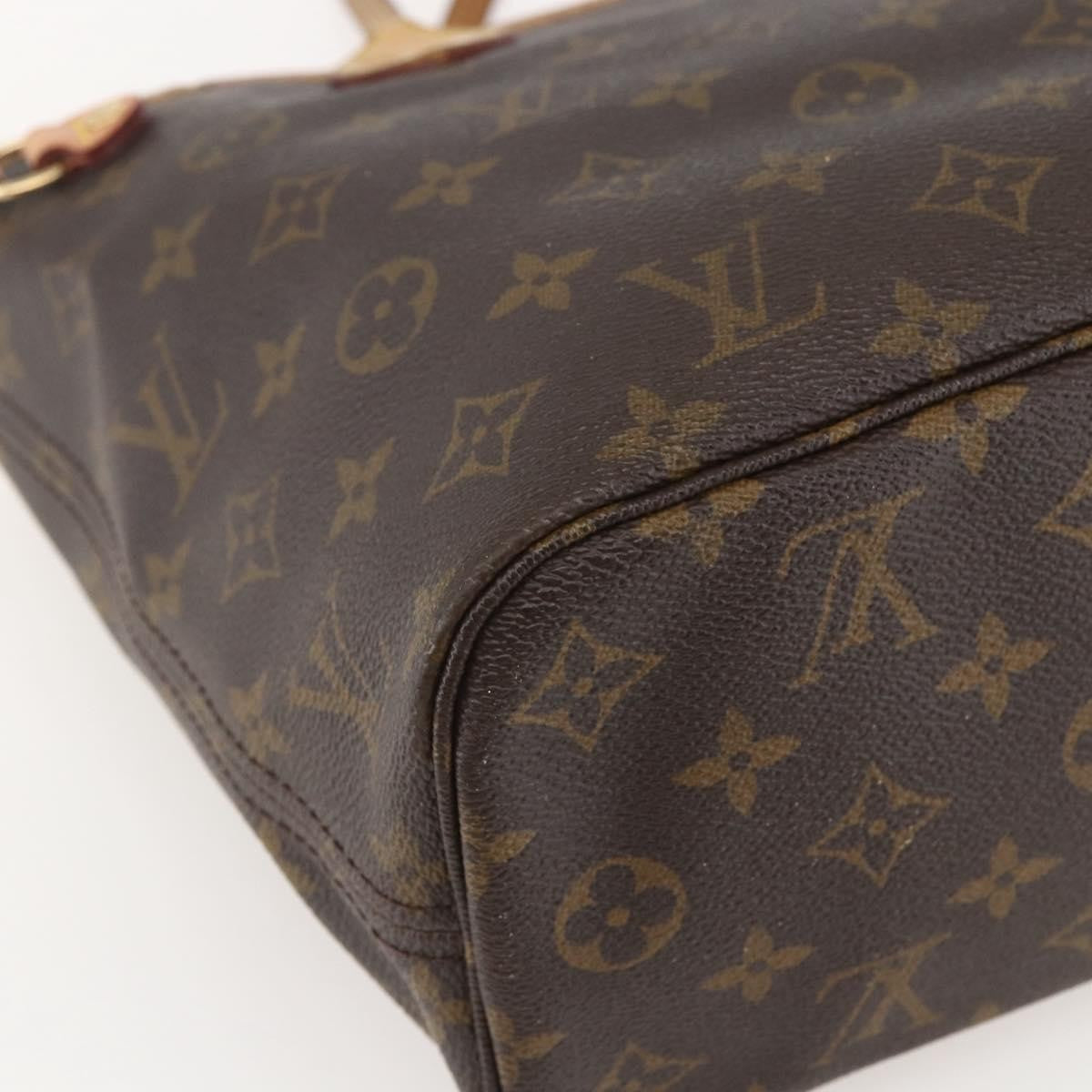 Louis Vuitton Neverfull Monogram Canvas, Brown, Canvas, Tote Bag