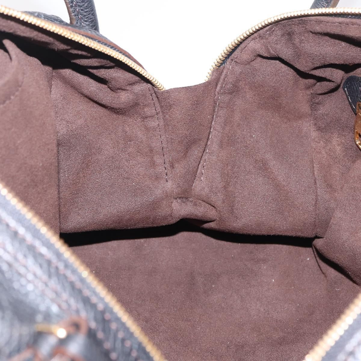 Louis Vuitton Galatea Mahina Leather, Black, Leather, Handbag