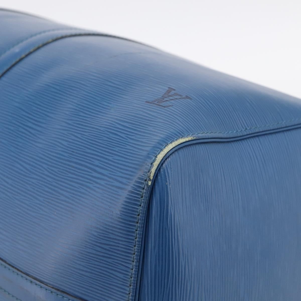Louis Vuitton Keepall Epi Leather, Blue, Leather, Travel Bag