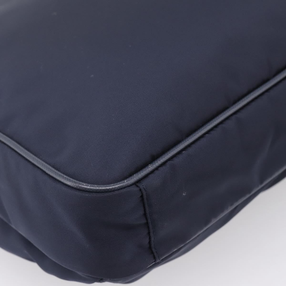 Prada Shoulder Tessuto, Navy, Nylon, Shoulder Bag