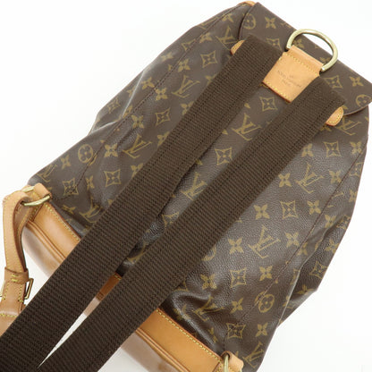 Louis Vuitton Vintage Montsouris Monogram Canvas, Brown, Canvas, Backpack