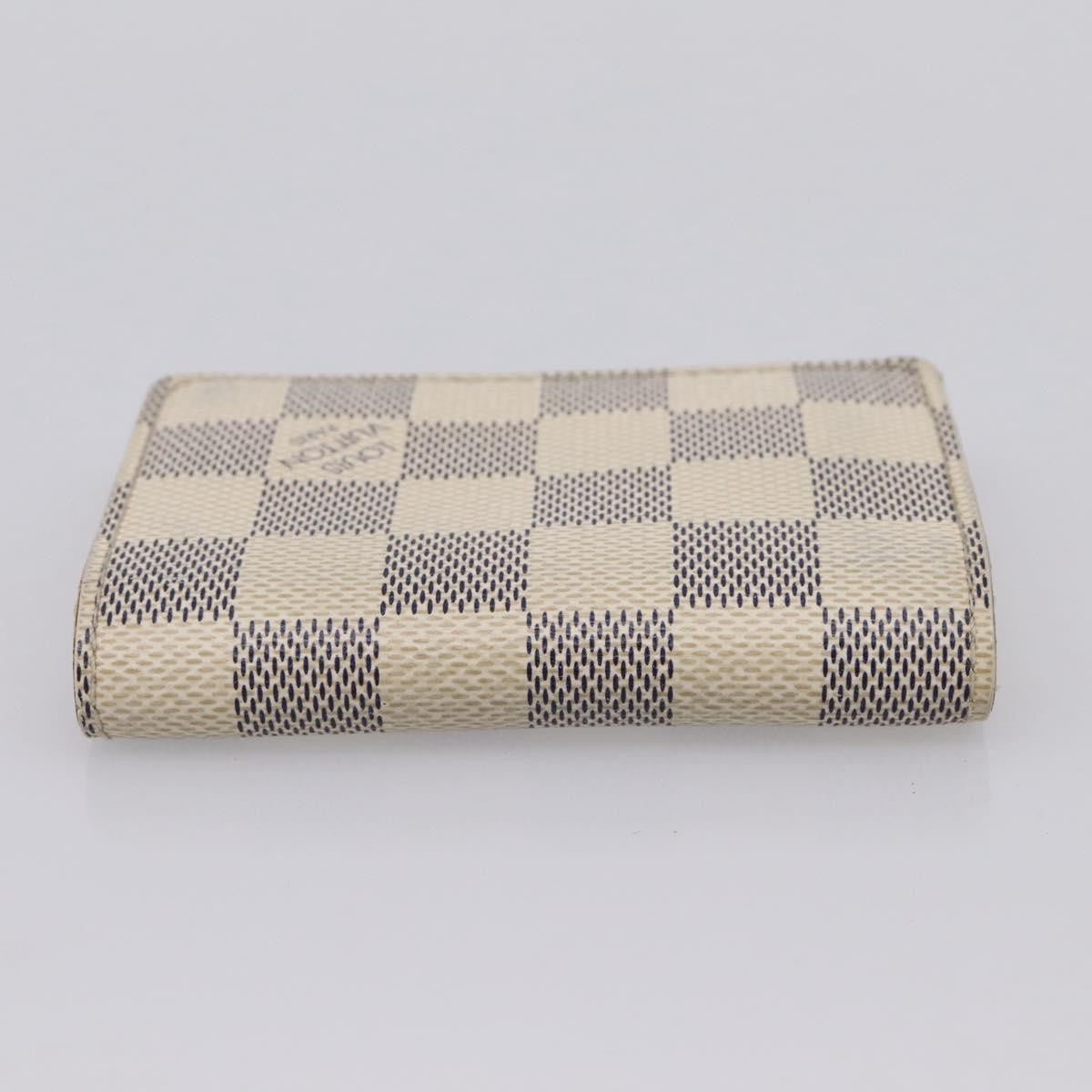 Louis Vuitton Envelope Business Card Holder Damier, White, Canvas, Card Holder