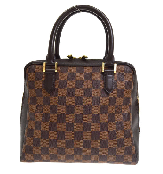 Louis Vuitton Brera Damier, Brown, Canvas, Handbag