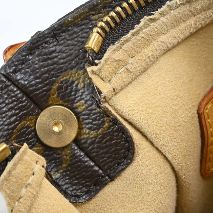 Louis Vuitton Looping Monogram Canvas, Brown, Canvas, Handbag