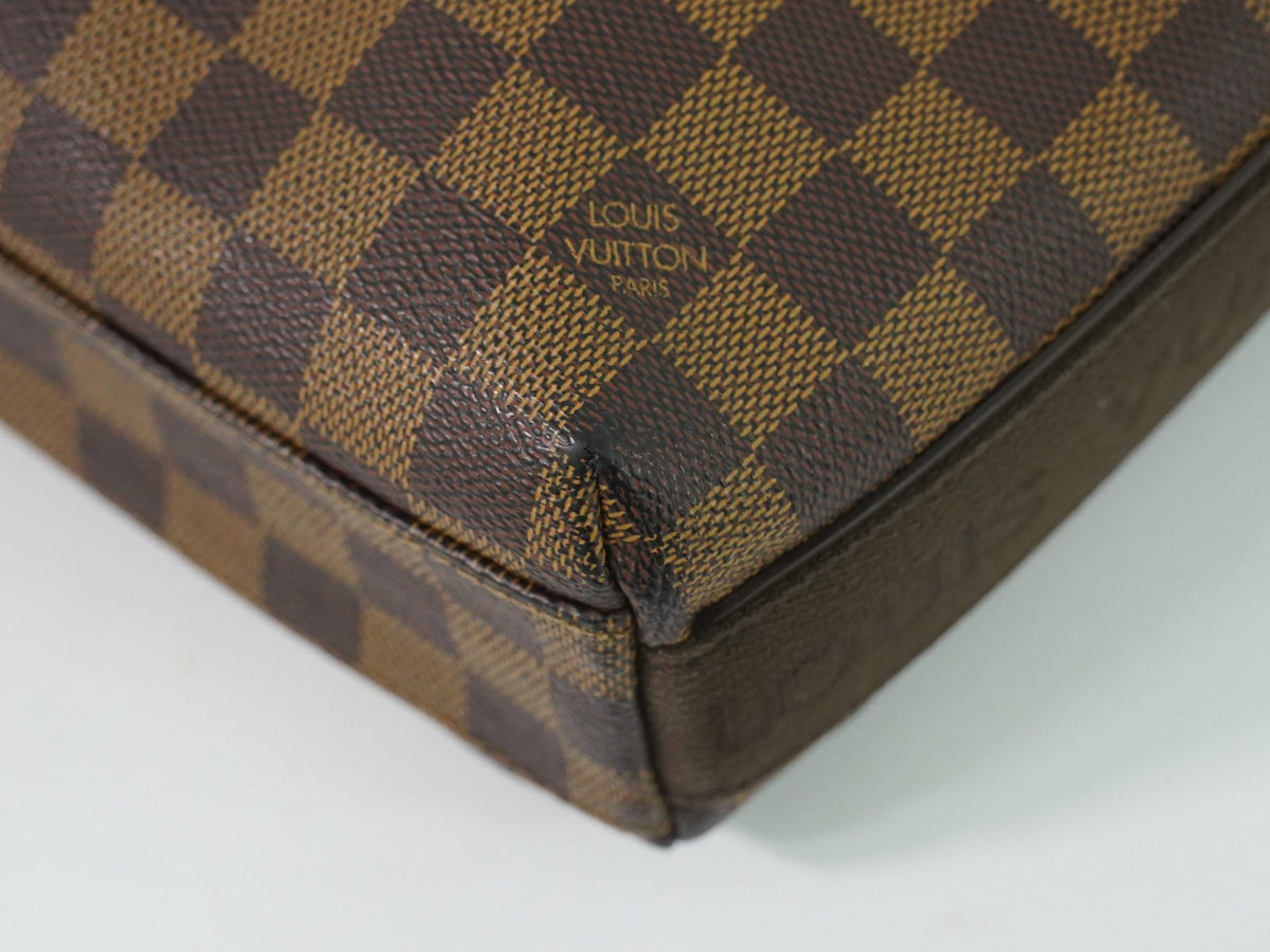 Louis Vuitton Trotteur Beaubourg Damier, Brown, Canvas, Handbag