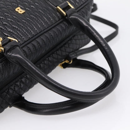 Bally Handbag Leather, Black, Leather, Handbag
