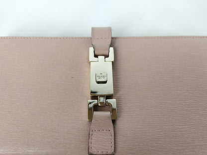 Gucci Jackie Vintage long Leather, Pink, Leather, Wallet