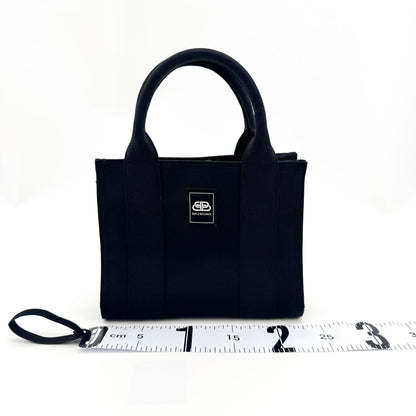 Balenciaga Trade East-West Nylon, Black, Canvas, Tote Bag