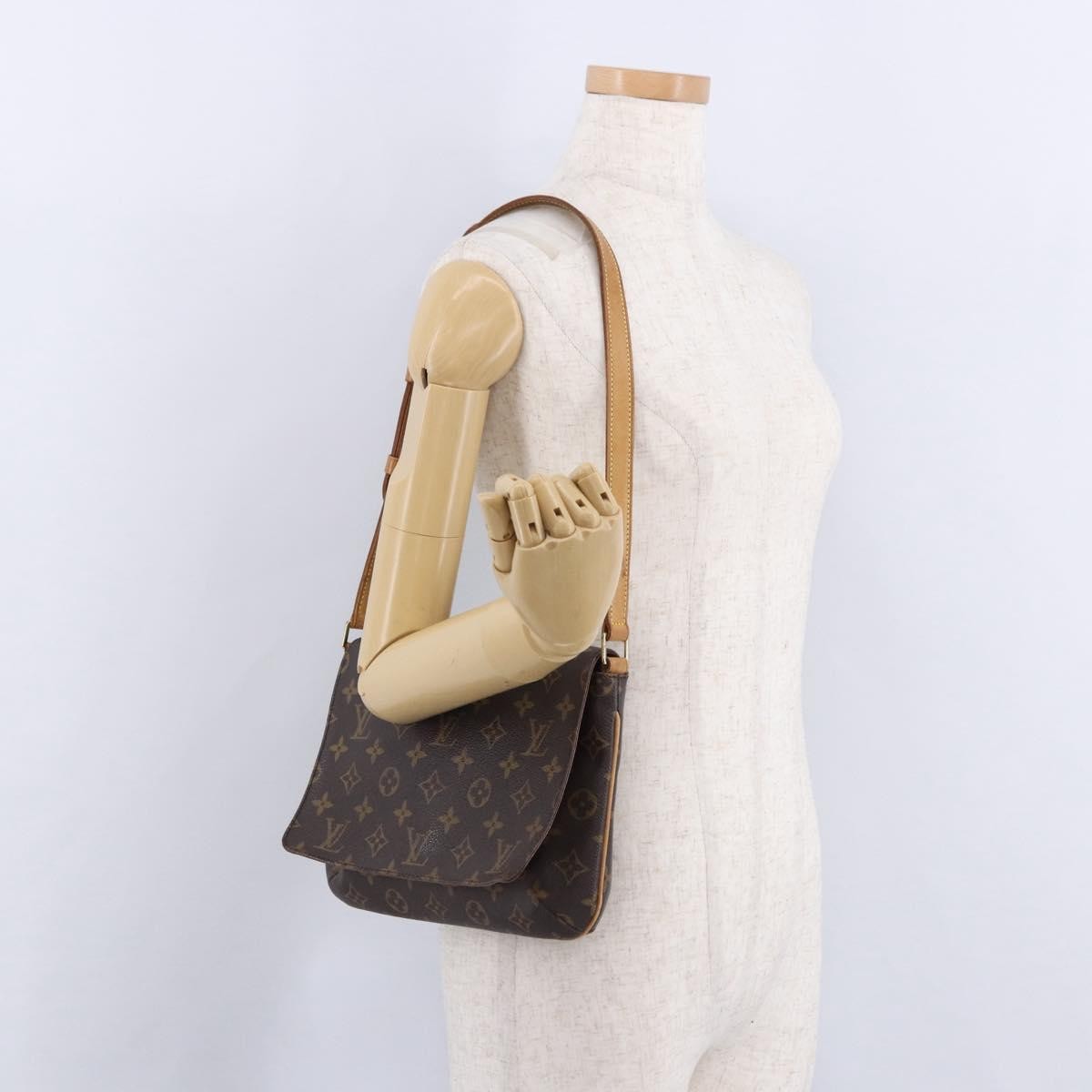 Louis Vuitton Musette Tango Monogram Canvas, Brown, Canvas, Shoulder Bag