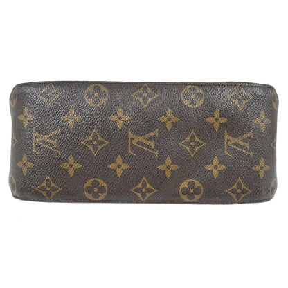 Louis Vuitton Looping Monogram Canvas, Brown, Canvas, Handbag