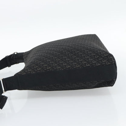 Christian Dior Vintage Trotter Canvas, Black, Canvas, Crossbody Bag