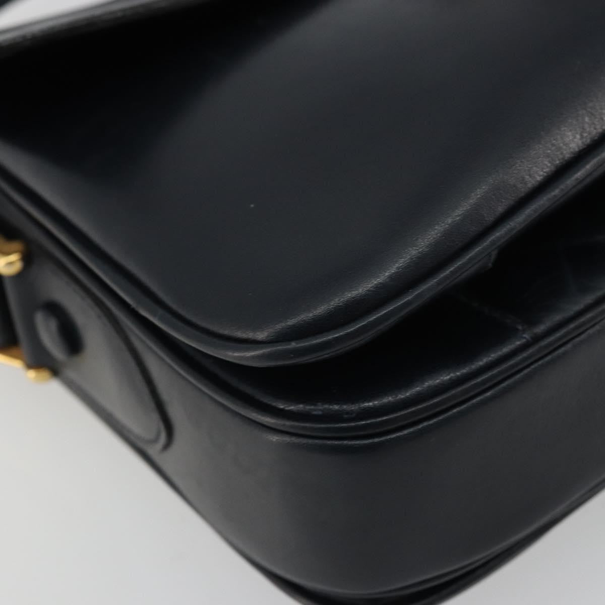 Celine Horse Carriage Leather, Black, Leather, Shoulder Bag