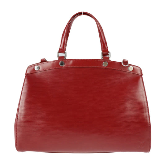 Louis Vuitton Bréa, Red, Leather, handbag