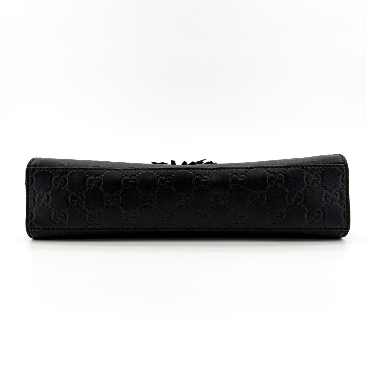 Gucci Shoulder Flora Canvas, Black, Leather, Shoulder Bag