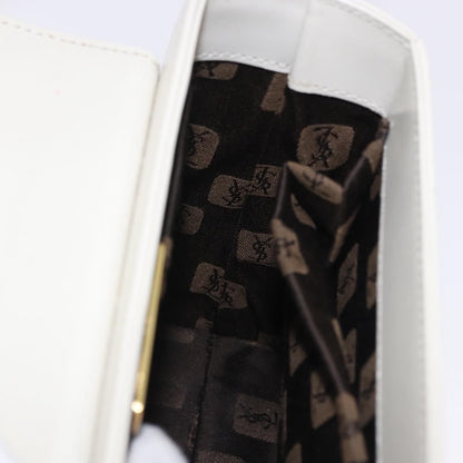 Saint Laurent Vintage Leather, Ecru, Leather, Shoulder Bag