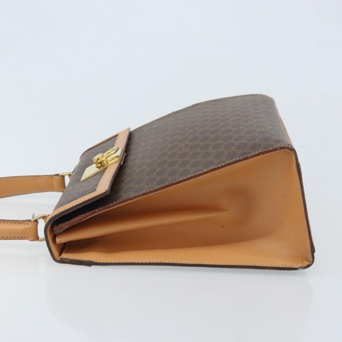 Celine Handbag Canvas, Brown, Canvas, Handbag