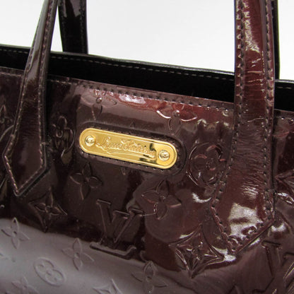 Louis Vuitton Wilshire Monogram Vernis, Burgundy, Patent Leather, Handbag