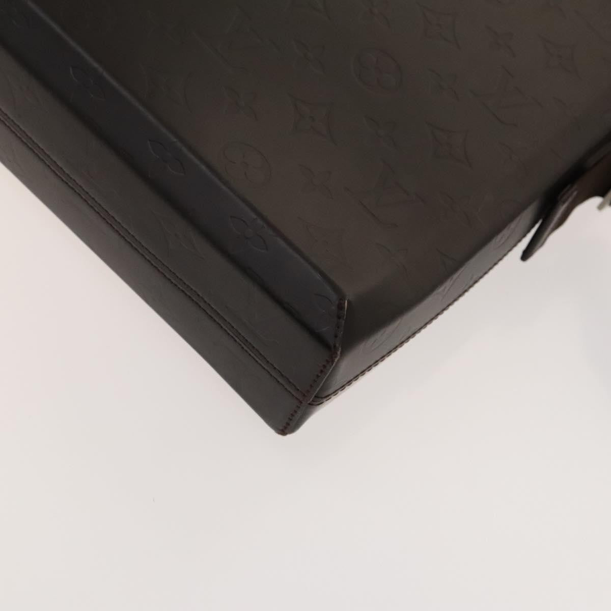 Louis Vuitton Steve Messenger Monogram Glace Leather, Brown, Leather, Handbag