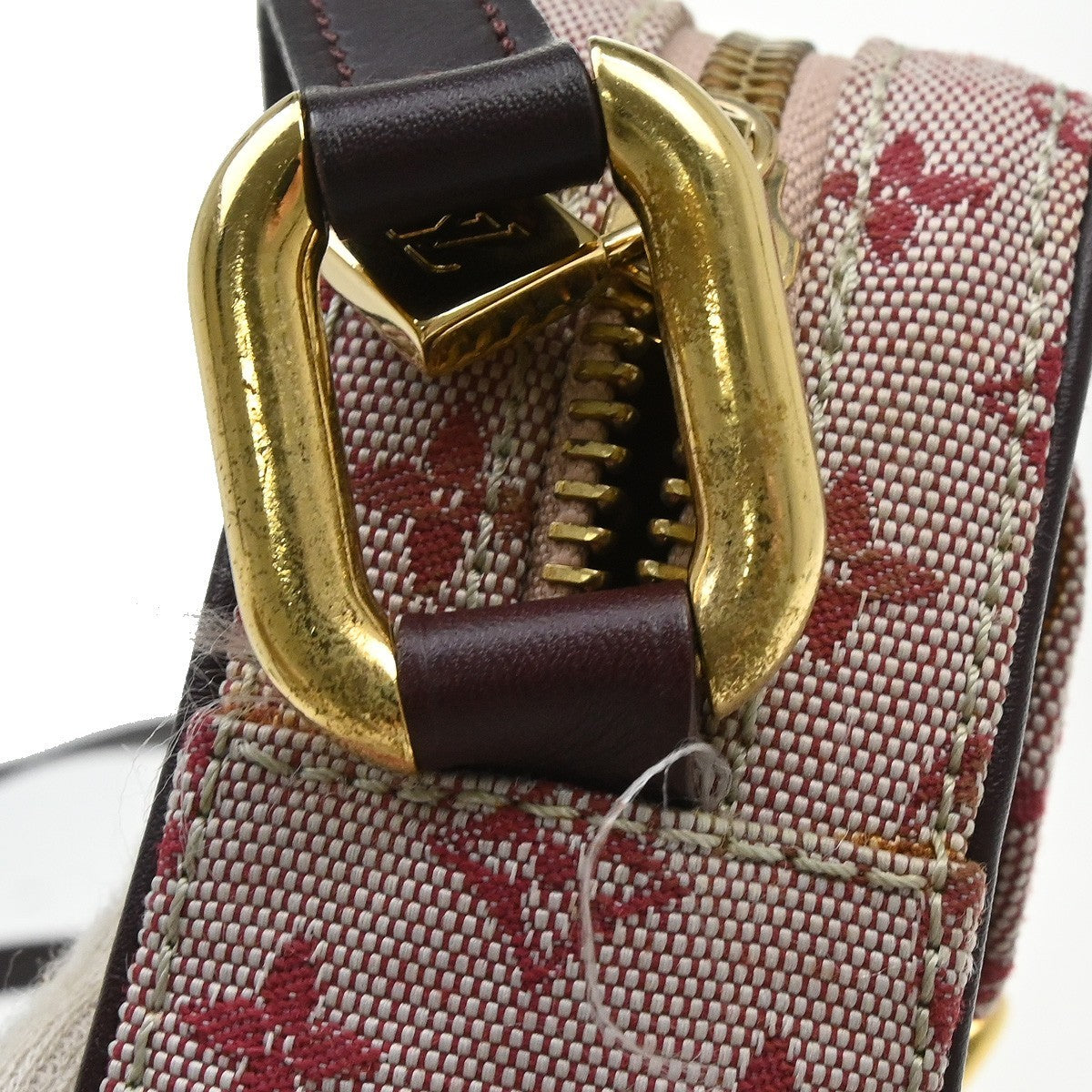 Louis Vuitton Juliette Mini Lin, Red, Canvas, Crossbody Bag