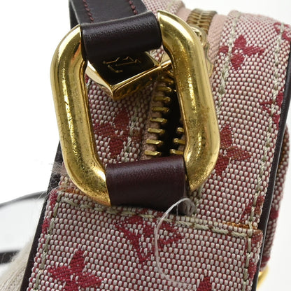 Louis Vuitton Juliette Mini Lin, Red, Canvas, Crossbody Bag