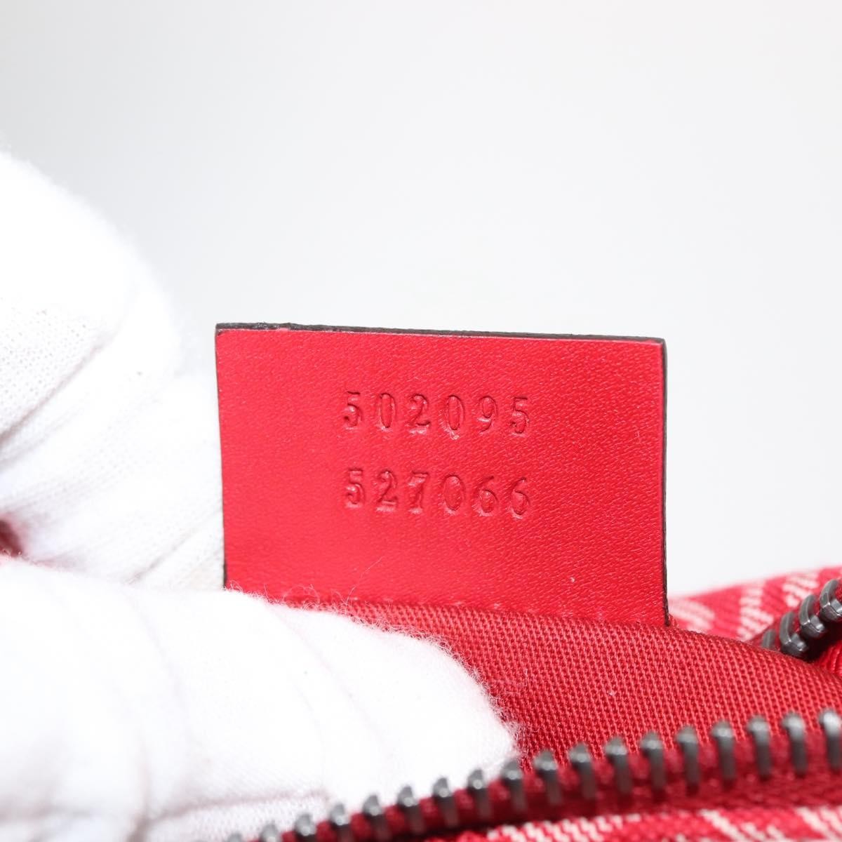 Gucci Children's Belt GG Coated Canvas, Red, Canvas, Handbag