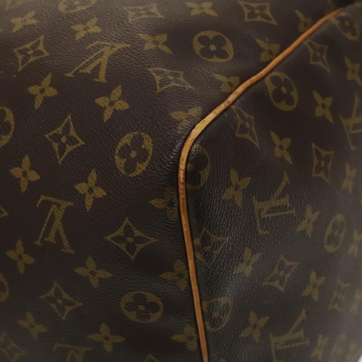 Louis Vuitton Keepall Bag Monogram Canvas, BROWN, CANVAS, Travel bag