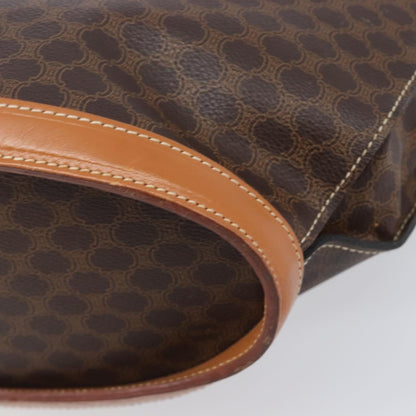 Celine Macadam Canvas and leather, Brown, Canvas, Tote Bag