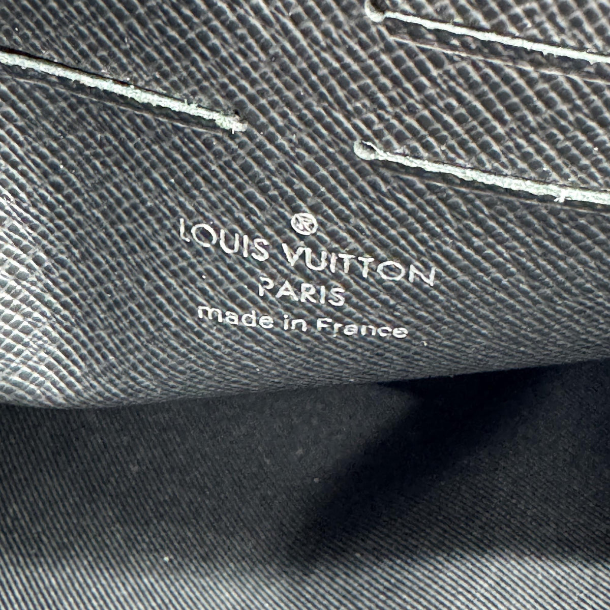 Louis Vuitton Pochette Voyage Reverse Monogram Eclipse Canvas, Black, Canvas, Clutch
