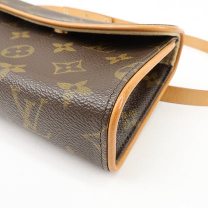 Louis Vuitton Florentine Waist Monogram Canvas, Brown, Canvas, Handbag