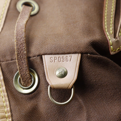 Louis Vuitton Montsouris, Brown, Canvas, backpack