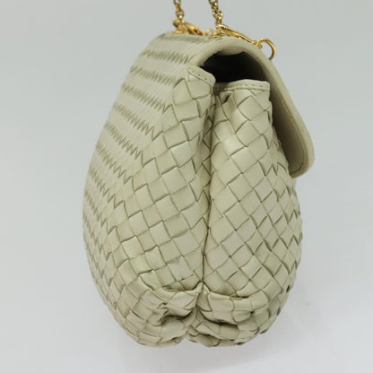 Bottega Veneta Intrecciato Handbag Intrecciato, White, Leather, Handbag