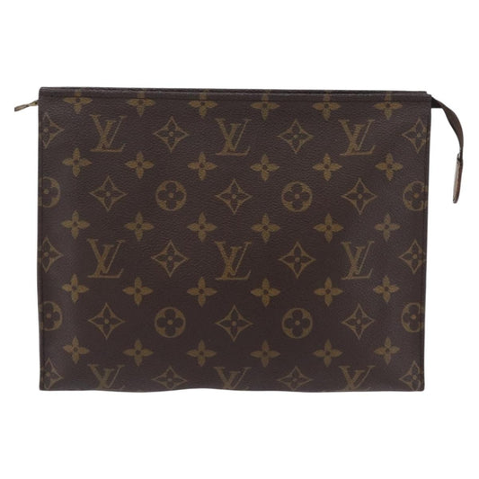 Louis Vuitton Toiletry Pouch Monogram Canvas, Brown, Canvas, Clutch